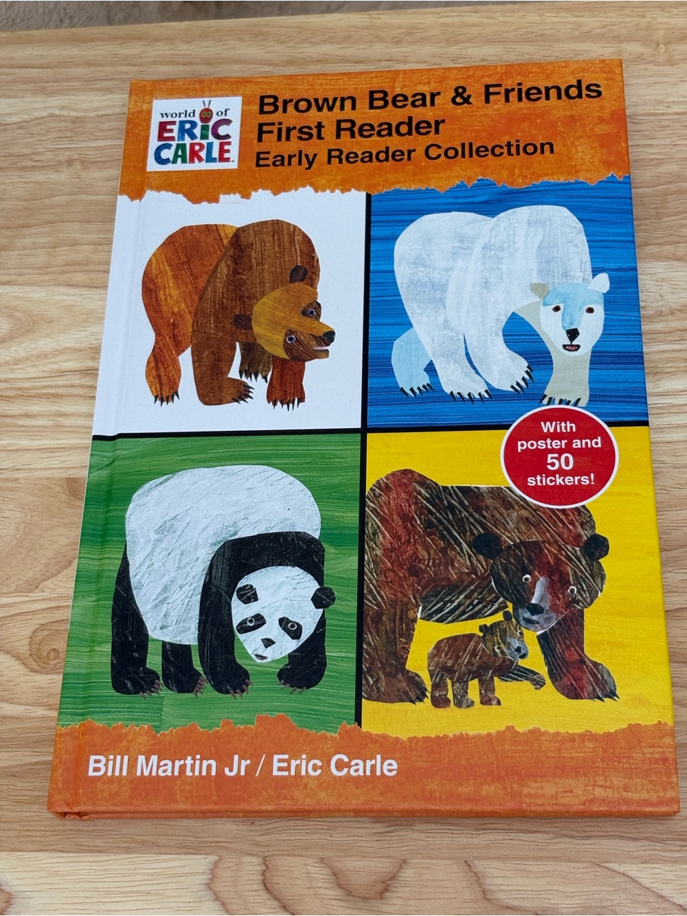 Brown Bear & Friends First Reader - Colorful Animal Picture Book (Orange)